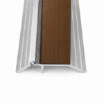 48" Long x 5" Wide x 7/8" High Commercial Grade Bumper Threshold, 4 FT Heavy Gauge Aluminum Door Threshold with Pile Weatherstrip, Mill Finish Silver Door Sill, Exterior Door Threshold Replacement - Image 3