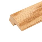36" Pre-Finished Oak Square Edging 1-1/4" Wide x 5/16" High Overlap, 3 FT Natural Stain Oak Floor Transition Strip, Wood Flooring Edge Trim, Carpet to Wood Threshold Molding