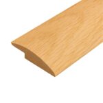 3 FT Oak Overlap Edging – Unfinished 1 3/8" Wide Solid Oak Transition Strip for Laminate Flooring and Luxury Vinyl Tile – Overlaps 4.5MM (Approx 11/64") Floors –