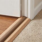 36" Adjustable Red Oak Door Threshold with Vinyl Seal, 3 1/2" Wide x 3 FT Long, Unfinished Wood Door Saddle, Exterior Door Threshold Replacement for 3/4" to 1 1/4" Gaps - Image 3