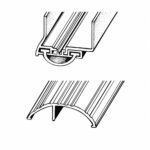 Adjustable Door Bottom and Threshold Combo Pack, 36" Door Weather Seal Kit for 1-3/4" or 1-3/8" Doors, Aluminum Threshold with Vinyl Door Bottom, Silver, - Image 2