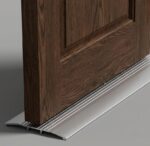 6 FT Aluminum Threshold, 72 3/4" Long x 8" Wide x 1/2" High Heavy Duty Corrugated Door Sill, Pre-Punched Holes, Screws Included, - Image 3