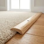 1" Wood Carpet Trim, 3 FT Unfinished Red Oak Carpet Bar, Oak Floor Transition Strip, Wood Carpet Edge Trim, Doorway Threshold Molding for Carpet to Wood, Tile, Laminate and Vinyl - Image 2