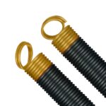 70-160 LBS Options 25" 2 Pack Garage Door Springs  (80 LBS Gold End 2 Springs)