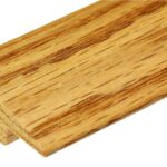 1 1/2" Wide Oak T-Molding 5/8" High Prefinished with Light Stain and Top-Coated (6 FT Long)