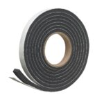 Self Stick Foam Weatherstrip - Low Density - Highly Compressible (1/2" Thick x 3/4" Wide x 17'L)