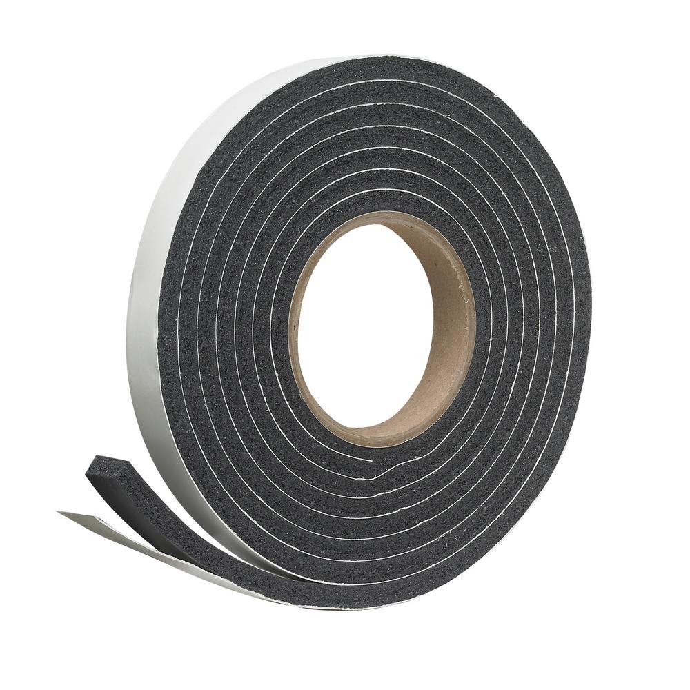 Version 1.0.0 Self Stick Foam Weatherstrip - Low Density - Highly Compressible (1/2" Thick x 3/4" Wide x 17'L) - Image 1