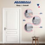 36" Silver Door Sweep | Aluminum & Vinyl Door Bottom Seal | Seals Gaps up to 1-1/8" | Weatherproof Draft Stopper | Energy-Saving Indoor/Outdoor Door Sweep | USA Made - (Silver/Gray Vinyl) - Image 4