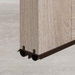 36" Kerf Slide-in Double Bulb Seal Weatherstrip Door Bottom – Durable Seal for Energy Efficiency & Draft Protection (Brown) - Image 2