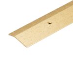 3 FT Hammered Satin Gold Transition Strip – 1.5” Wide Floor Reducer with Countersunk Screw Holes | Aluminum Threshold Trim for Floor Height Changes | Durable Anodized Finish |