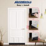 Brown Heavy Duty Silver Triple Seal Door Sweep for Gaps up to 1"  V-62T-BR (3 FT Long) - Image 4