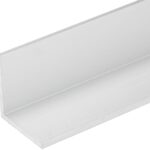 92" Clear Anodized Aluminum Angle – 2" x 2" x 1/8" Thick – 6063-T6 Alloy – Architectural Corner Trim – Rust-Resistant Right Angle Bar