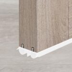 36" Kerf Slide-in Double Bulb Seal Weatherstrip Door Bottom – Durable Seal for Energy Efficiency & Draft Protection (White) - Image 2