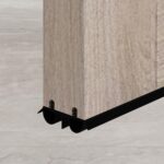 36" Kerf Slide-in Double Bulb Seal Weatherstrip Door Bottom – Durable Seal for Energy Efficiency & Draft Protection (Black) - Image 2