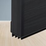 36″ L-Shaped PVC Door Bottom – Triple Vinyl Seals & Drip Cap – Fits 1-3/4″ to 2″ Doors – Fills 1/4″–1/2″ Gaps – Slotted Mounting Holes & Screws Included (Black) - Image 6