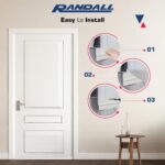 36" White Door Sweep | Aluminum & Vinyl Door Bottom Seal | Seals Gaps up to 1-1/8" | Weatherproof Draft Stopper | Energy-Saving Indoor/Outdoor Door Sweep | USA Made – (3 FT V-60) (White) - Image 4