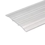 4" Wide x 1/4" High Corrugated Aluminum Threshold (4 FT [48 3/4"] Long)