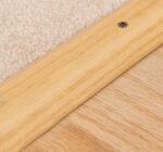 6 FT - 2" Wide x 72" Long Red Oak Carpet Bar, 72" Wood Transition Strip for Flooring, Oak Threshold for Doorways, Carpet to Hardwood Transition Strip, Pre-Drilled Floor Threshold Transition - Image 2