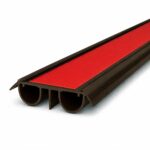 Randall Manufacturing 36" PVC Double Bubble Seal Self Adhesive Door Bottom, Stick-On Under Door Draft Stopper, Door Sweep Replacement for 1-3/4" to 2" Doors, Seals Gaps up to 1/2" (Brown) - Image 5