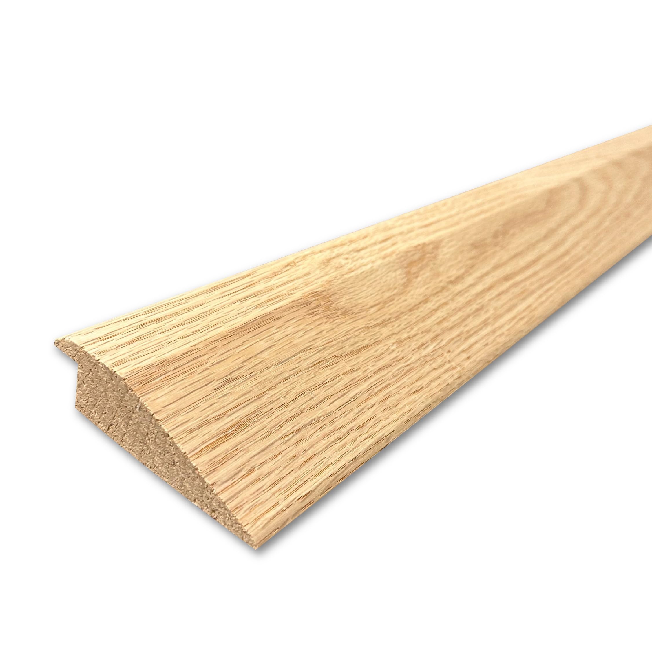 Version 1.0.0 Oak Floor Transition Reducer Strip – 6 FT x 2 1/2" Wide Wood Threshold Transition for 1/2" Flooring, Red Oak Transition Strip, Wooden Threshold for Doorways, Floor Reducer Transition Strip - Image 1