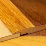 6 FT - 2" Wide Oak T-Molding, 72" Prefinished Wood Transition Strip, 5/8" High Oak Threshold for Doorways, Hardwood Floor Transition Strip for Equal Height Floors, Light Stain, - Image 2