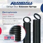 2 Pack 25" Garage Door Springs for 7 FT Garage Doors Doors -  (100 LBS Tan End 2 Springs) - Image 3