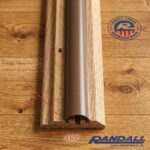 36" Adjustable Red Oak Door Threshold with Vinyl Seal, 3 1/2" Wide x 3 FT Long, Unfinished Wood Door Saddle, Exterior Door Threshold Replacement for 3/4" to 1 1/4" Gaps - Image 2