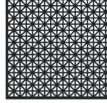 Perforated Aluminum Sheet | Union Jack Design | 24 x 36 inches | .020” Thick | Black | Great for Indoor & Outdoor Use | Made in The USA