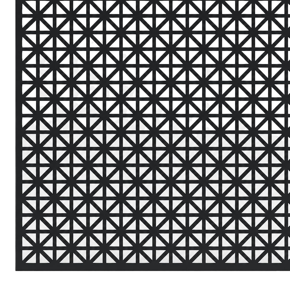 Version 1.0.0 Perforated Aluminum Sheet | Union Jack Design | 24 x 36 inches | .020” Thick | Black | Great for Indoor & Outdoor Use | Made in The USA - Image 1