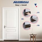 36" Brown Door Sweep | Aluminum & Vinyl Door Bottom Seal | Seals Gaps up to 1-1/8" | Weatherproof Draft Stopper | Energy-Saving Indoor/Outdoor Door Sweep | USA Made - (Brown) - Image 4