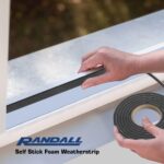 Self Stick Foam Weatherstrip - Low Density - Highly Compressible (1/2" Thick x 3/4" Wide x 17'L) - Image 3