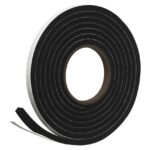 Sponge Rubber Tape - Self Adhesive Weatherstrip 10 FT Long (5/16" Thick x 3/8" Wide)