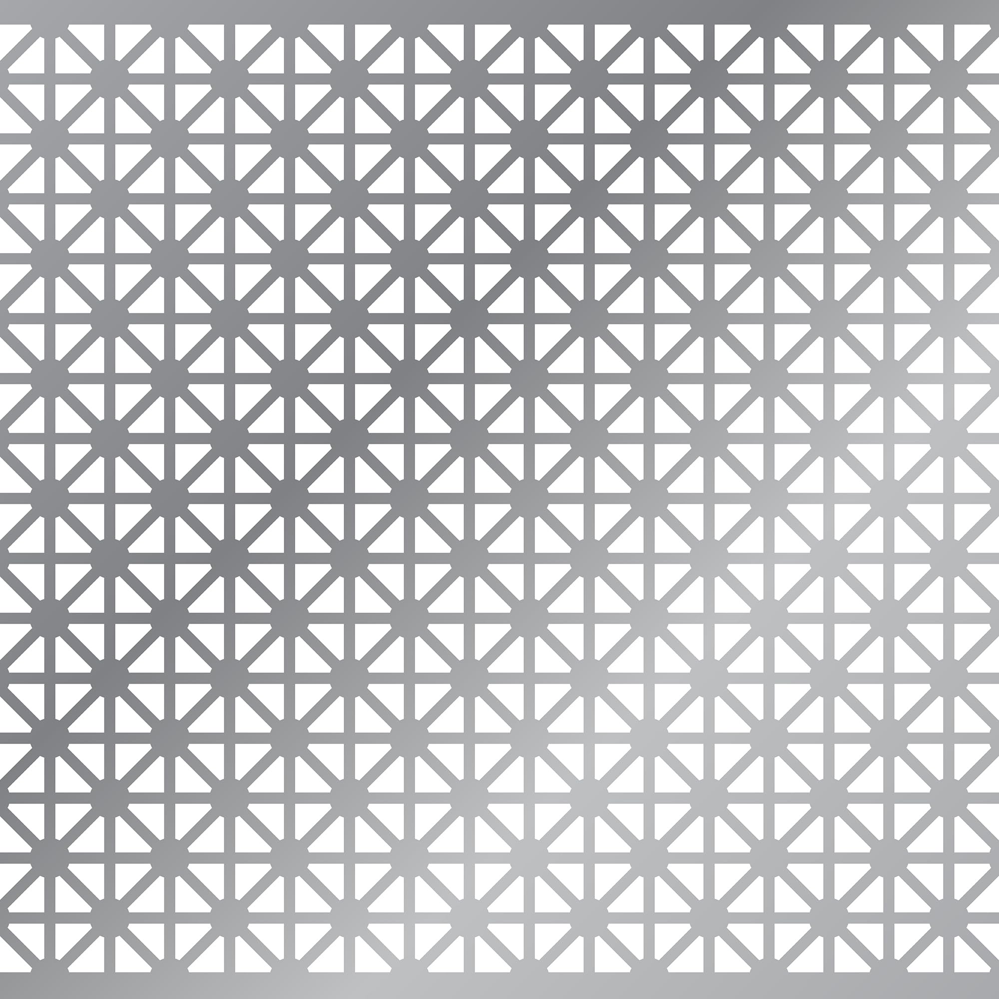 Version 1.0.0 Union Jack Peforated Sheet (3' x 3', Silver, 1) - Image 1
