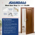 White Primed Streamline Pattern Door Weatherstrip Set, with Q-LON Weatherstrip 2-7 FT (84") Pieces and 1-3 FT (37") Piece - Image 3