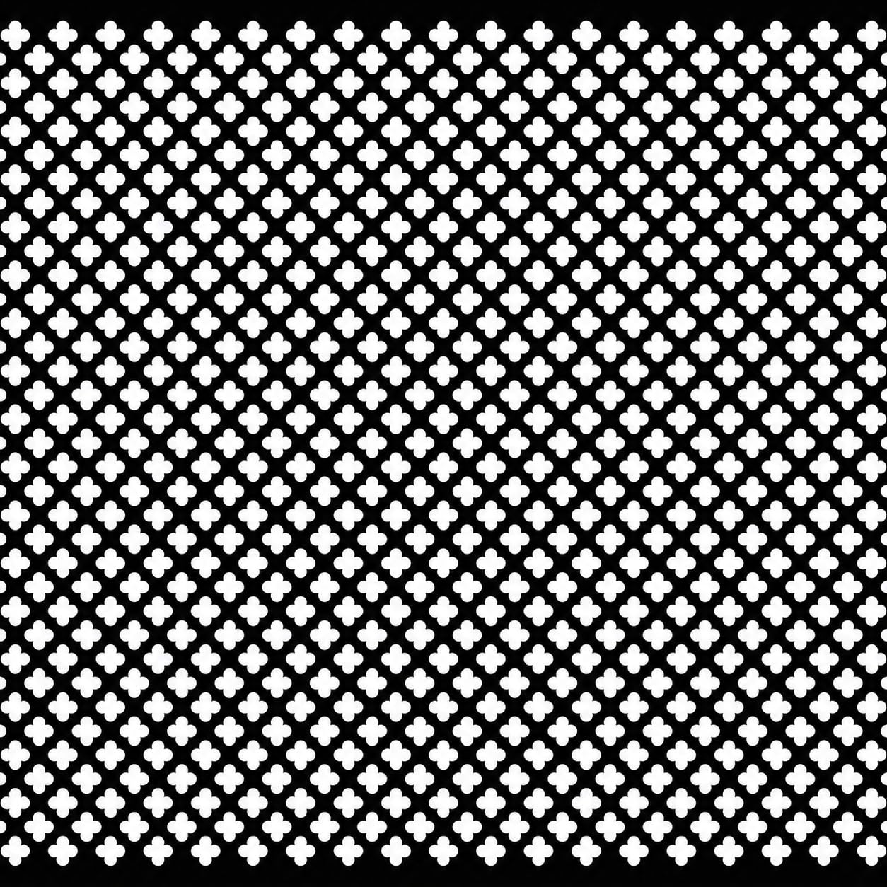 Version 1.0.0 Perforated Aluminum Sheet | Radiator Sheet | Cloverleaf Design | 36 x 24 Inches | Painted Black Aluminum | Decorative Metal Sheet for Radiator Covers, Cabinets, Vents & DIY Projects | - Image 1