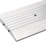 5" Wide x 1/2" High Corrugated Aluminum Threshold for Exterior Doors, ADA Handicap Accessible, 72 3/4" Long -