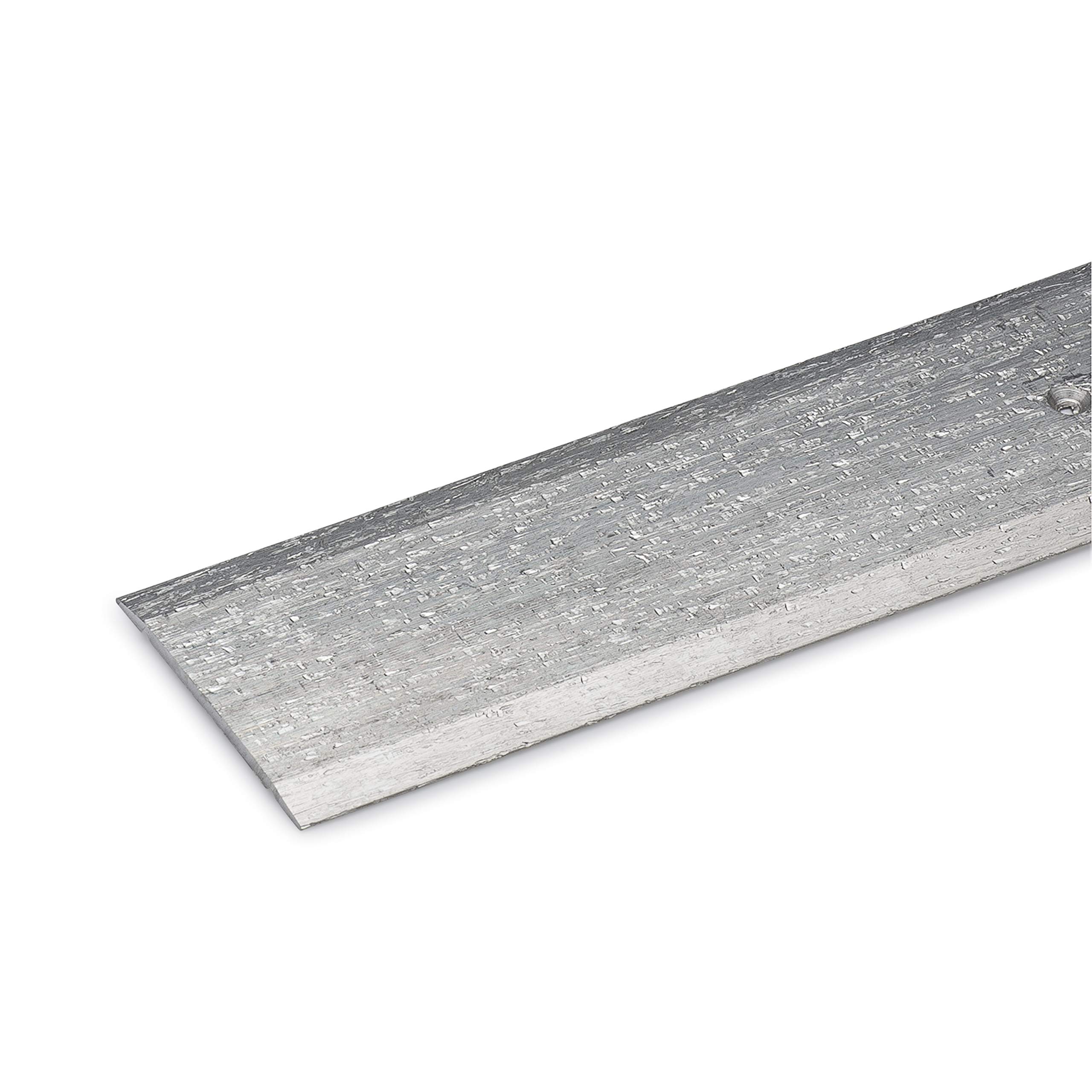 Version 1.0.0 1.75" Mini Threshold/Seam Binder – Hammered Finish – 72" – (6 FT, Silver) - Image 1