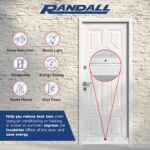 Aluminum & White Brush Door Sweep | Weatherproofing Solution for Gaps Up to 1 1/2" | Durable USA-Made Door Sweep Seal | Dust, Debris, and Draft Protection (Clear Anodized, 48") - Image 2