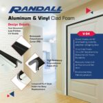 Aluminum and Q-LON Weatherseal Door Stop Set 2-84" Pieces and 1-36" Piece - Image 2