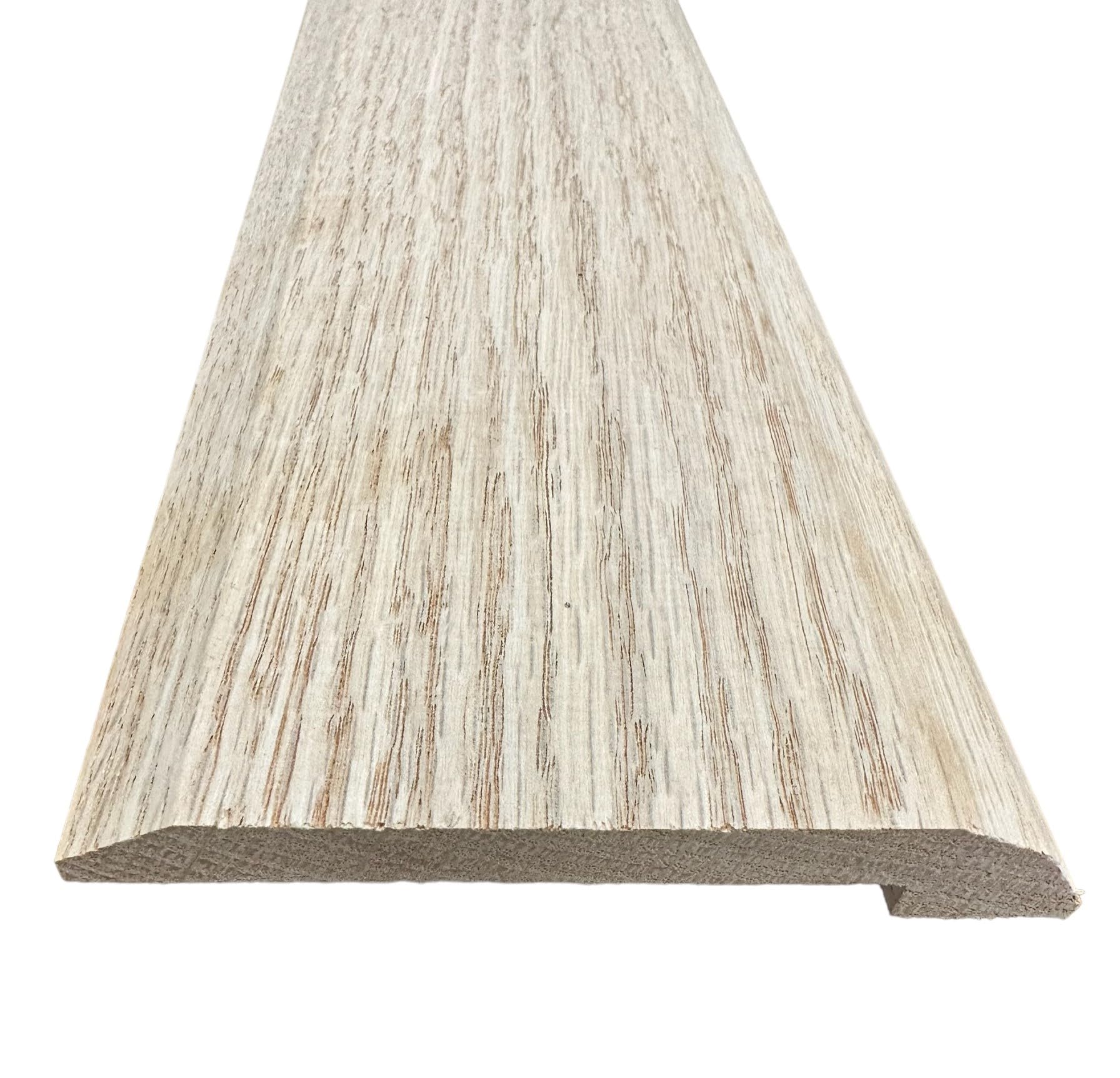 Version 1.0.0 4" Wood Oak Threshold Overlap | 1/4" HIGH Overlap | 3 1/4" Overlap Width | 5/8" Total Height (3 FT) - Image 1