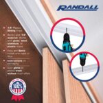 Randall Manufacturing 1/4" Plastic Sliding Door Track (White, 4 FT Long) - Image 6