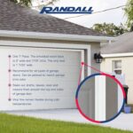 7-Foot Vinyl Uniflex Vinyl Garage Seal for Top and Sides (Bright White) - Image 4
