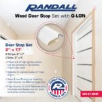 White Primed Streamline Pattern Door Weatherstrip Set, with Q-LON Weatherstrip 2-7 FT (84") Pieces and 1-3 FT (37") Piece - Image 2