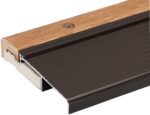 Randall Manufacturing Co., Inc | Threshold | Oak & Aluminum Adjustable Sill | 5 3/4” Wide | 4 Feet Long | Adjusts from 1 1/8” to 1 1/2” High | Brown Aluminum | Primed Wood