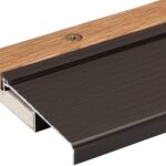 Randall Manufacturing Co., Inc | Threshold | Oak & Aluminum Adjustable Sill | 5 3/4” Wide | 4 Feet Long | Adjusts from 1 1/8” to 1 1/2” High | Brown Aluminum | Primed Wood