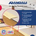 4" Wood Oak Threshold Overlap | 1/4" HIGH Overlap | 3 1/4" Overlap Width | 5/8" Total Height (3 FT) - Image 2