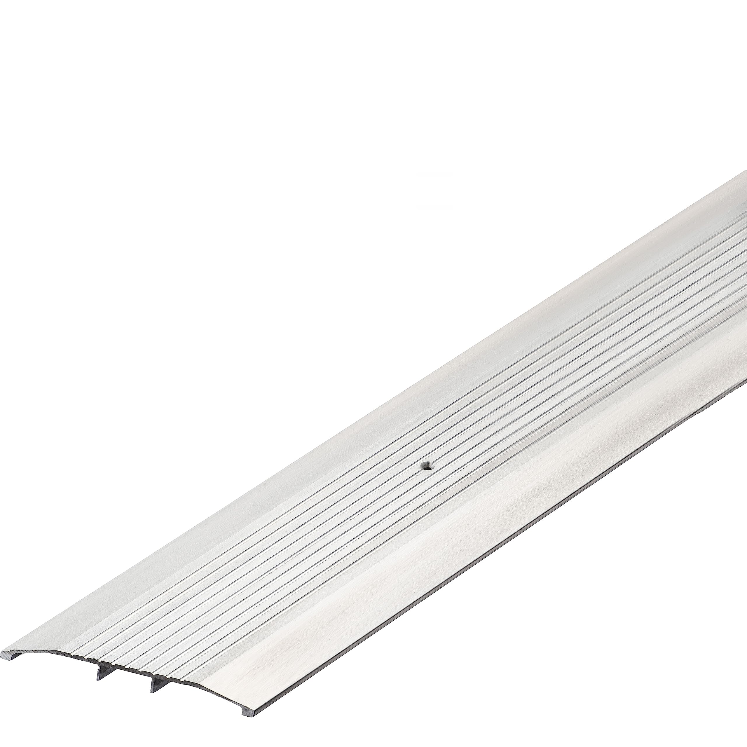 Version 1.0.0 6" Wide x 1/2" High Heavy Duty Fluted Aluminum Threshold (3 FT) - Image 1