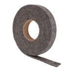 2" Wide Heavy Duty Felt Weatherstrip – 17 Ft Roll | Thick Industrial-Grade Door & Window Seal | Blocks Drafts, Dust, Noise, and Vibration | Easy to Cut & Install | Indoor/Outdoor Use