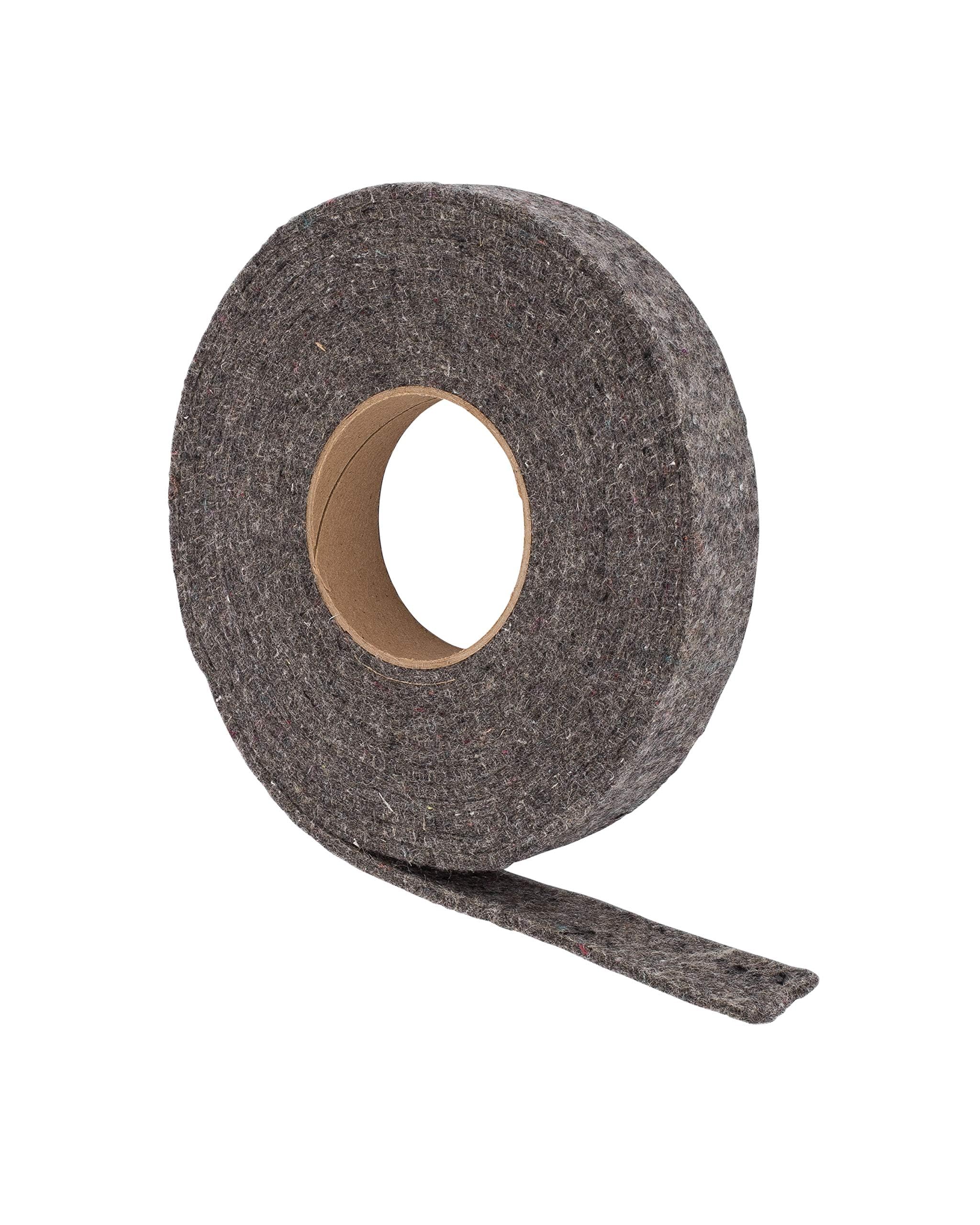 Version 1.0.0 2" Wide Heavy Duty Felt Weatherstrip – 17 Ft Roll | Thick Industrial-Grade Door & Window Seal | Blocks Drafts, Dust, Noise, and Vibration | Easy to Cut & Install | Indoor/Outdoor Use - Image 1