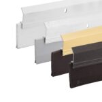 Heavy Duty Weight Aluminum with Long Vinyl Door Sweep (3 FT, Gold) - Image 3